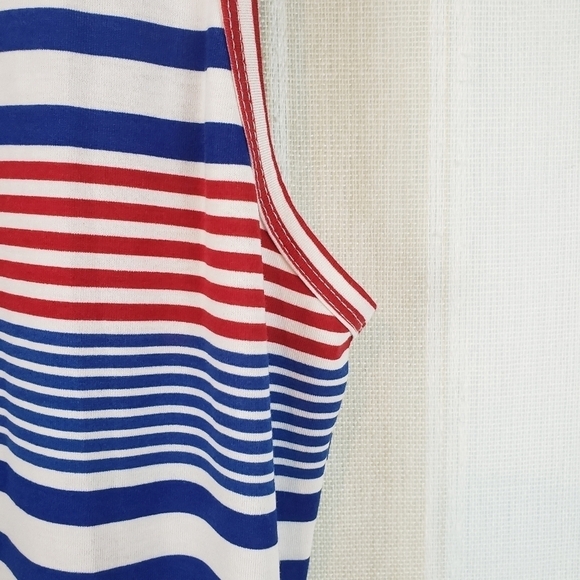 Lularoe‎ Striped Sleeveless Maxi Dress Size 2X - Picture 5 of 6